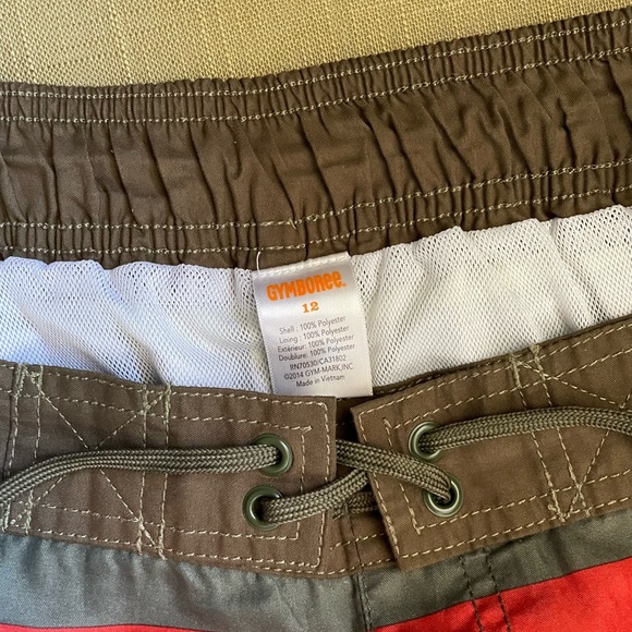 Boys Gymboree Swim Trunks (3 - 2 Size 10, 1 Size 12) - Picture 7 of 12